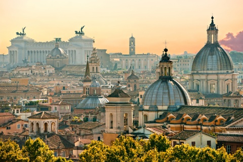Rome from Castel Sant’Angelo