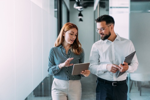 HR professionals designing competitive startup compensation packages