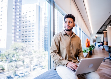 Global hiring manager researching how to hire in Guyana