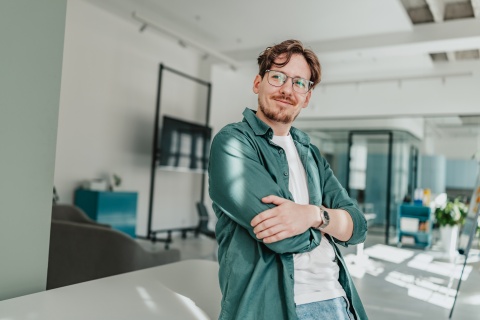 Global HR manager thinking about business culture in Luxembourg
